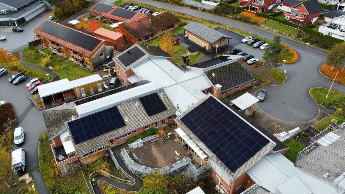 Solcelleanlegg hos Molde kommune