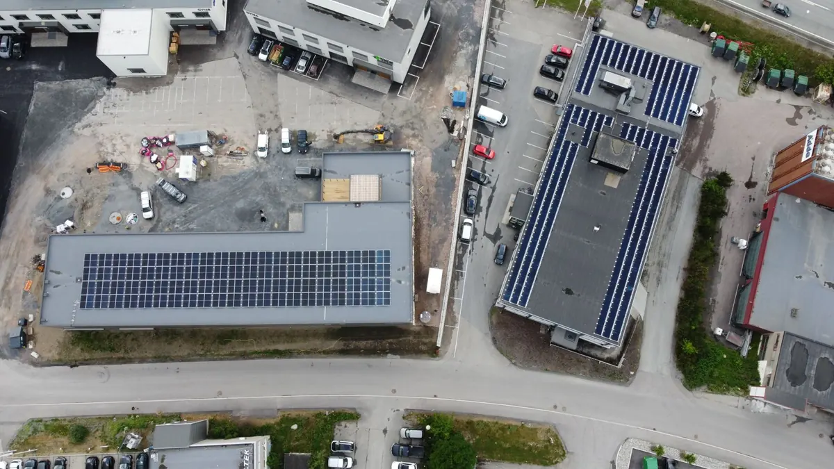 Næringstak utnytter store, flate arealer